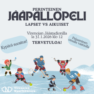 Perinteinen Jääpallopeli, lapset vs. aikuiset