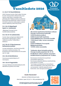 Vuositiedote. Kuvaa napauttamalla avautuu PDF-versio.